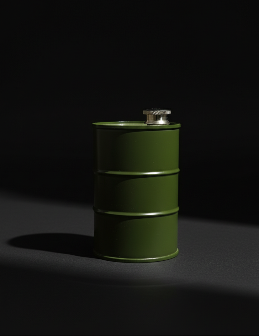 Military-Grade Tactical Flask – Olive Drab Finish